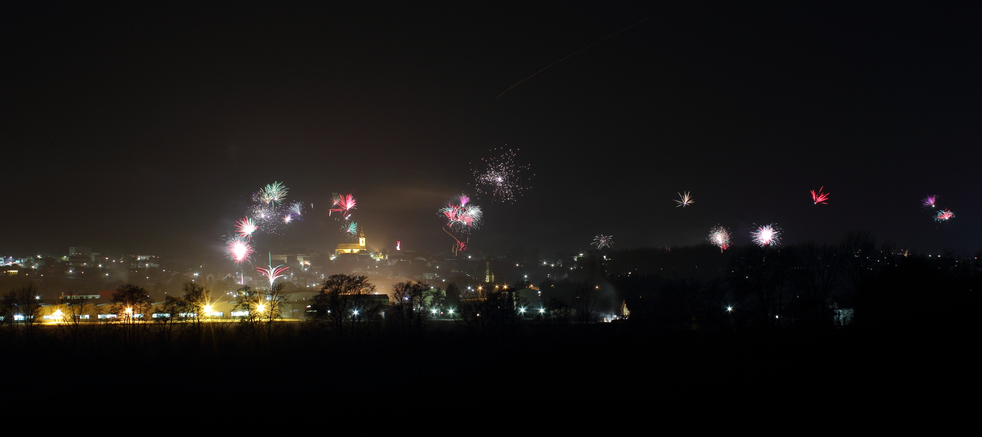 Silvester über Großpetersdorf