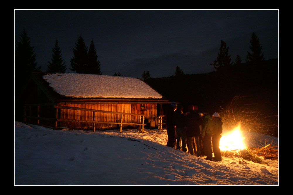 Silvesterabend 2006 - Einsteinhütte Pfronten