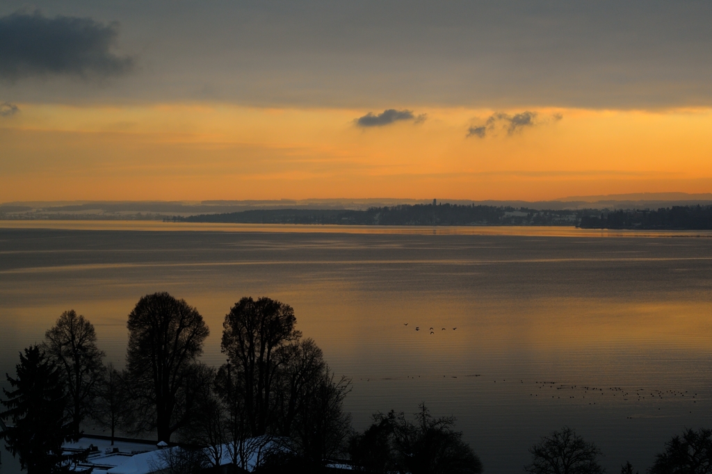 Silvesterabend am Bodensee