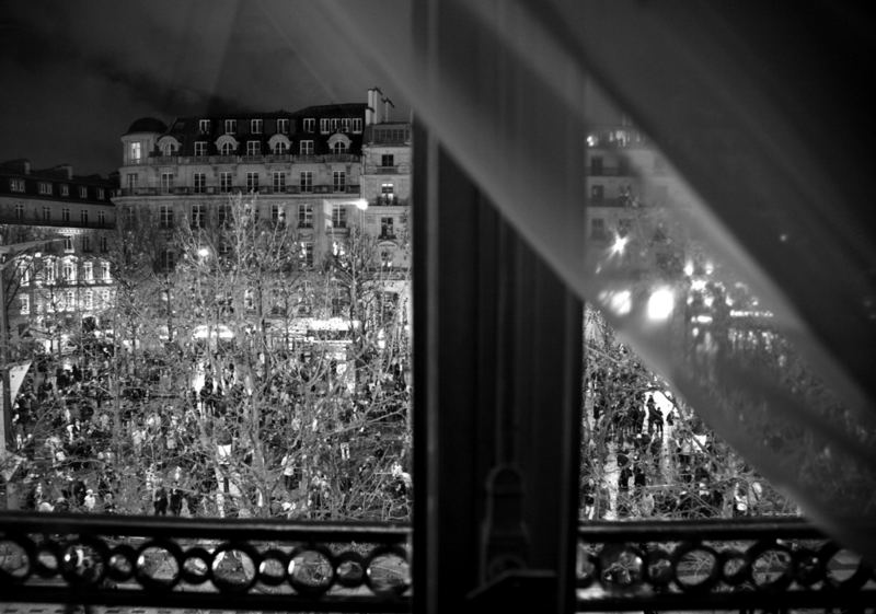 Silvesterblick auf die Champs-Élysées