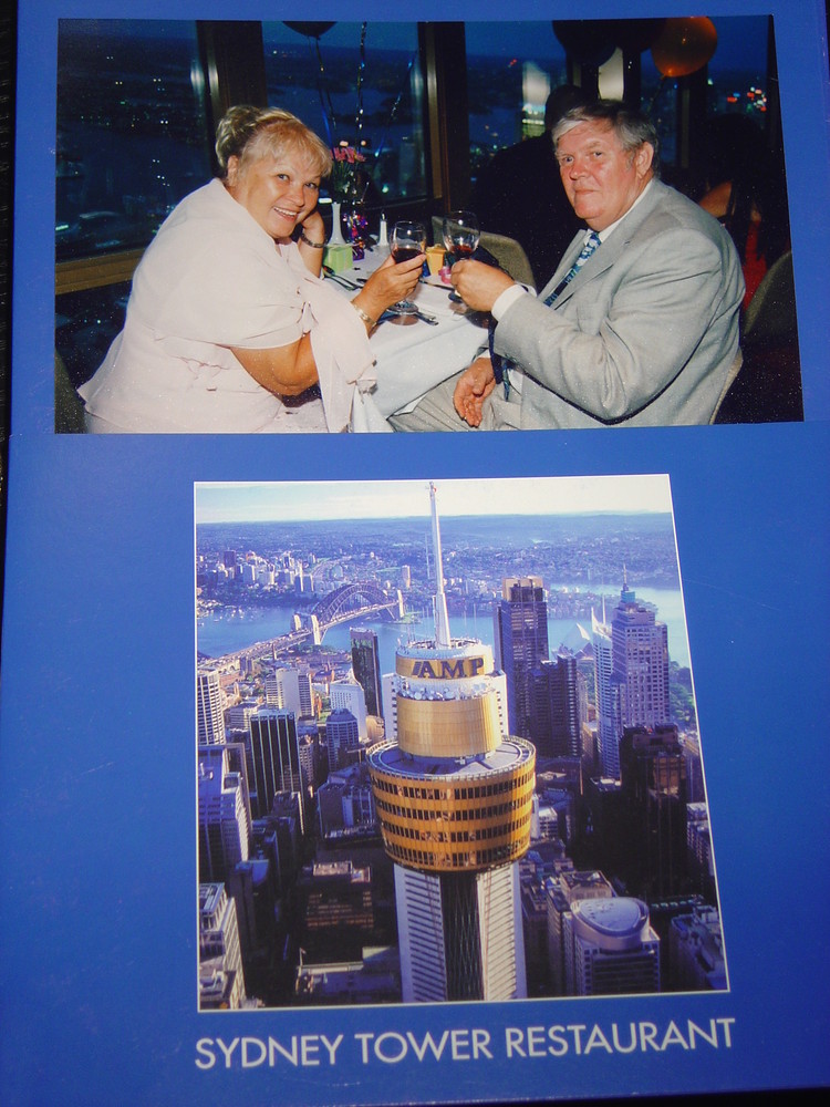 Silvesterfeier in den Sydney Tower Restaurant........