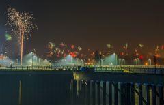 Silvesterfeuerwerk Bremen Waterfront, 6