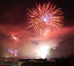 Silvesterfeuerwerk in Baden bei Wien II