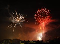 Silvesterfeuerwerk in Baden bei Wien III