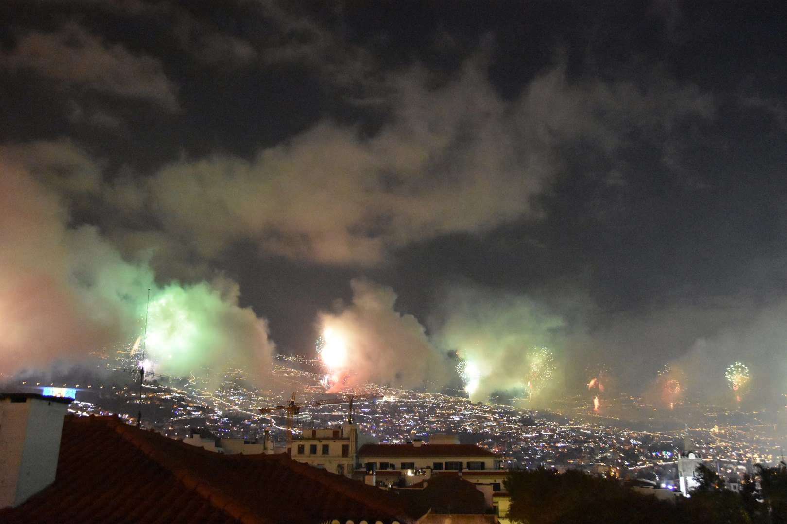 Silvesterfeuerwerk in Funchal auf Madeira (3)