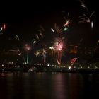 Silvesterfeuerwerk in Heidelberg