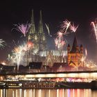 Silvesterfeuerwerk in Köln