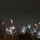 Silvesterfeuerwerk über Menden 2014