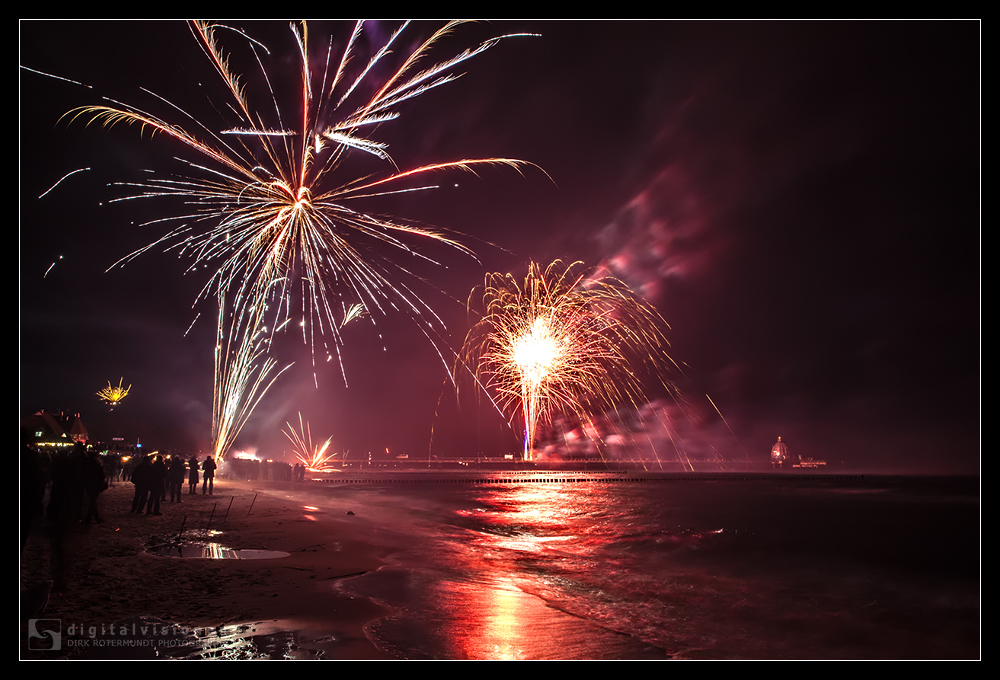 Silvesterfeuerwerk - Zingst - 2014/2015