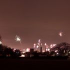 Silvesternacht 2013 über Eschweiler / Panorama