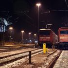 Silvesternacht auf dem Bahnhof Norddeich