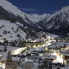 Silvretta Gletscher bei Nacht