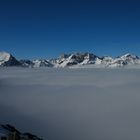 Silvretta majestätisch über den Wolken...