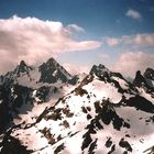 Silvretta. Nördliche Valgragesspitze. Blick zur Litznergruppe.