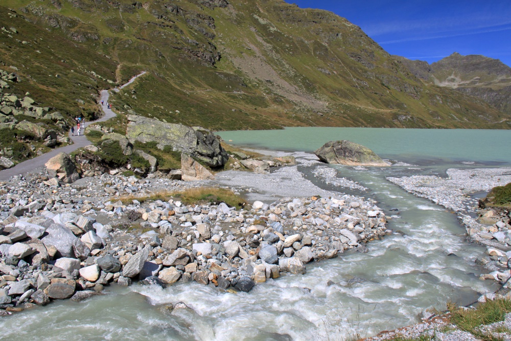 Silvretta-Stausee Zufluss