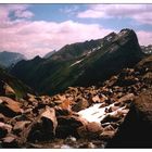 Silvretta. Unter dem Hochmaderersattel.