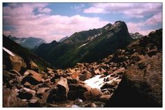 Silvretta. Unter dem Hochmaderersattel.