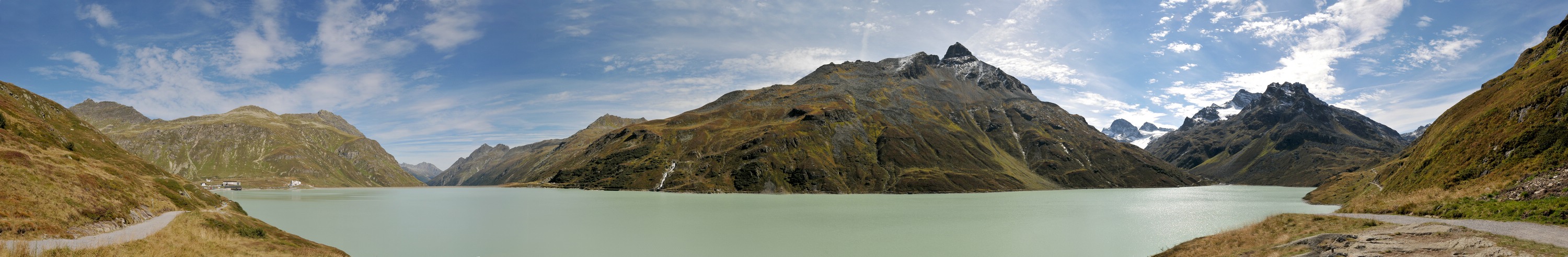 Silvrettastausee Panorama nach Osten