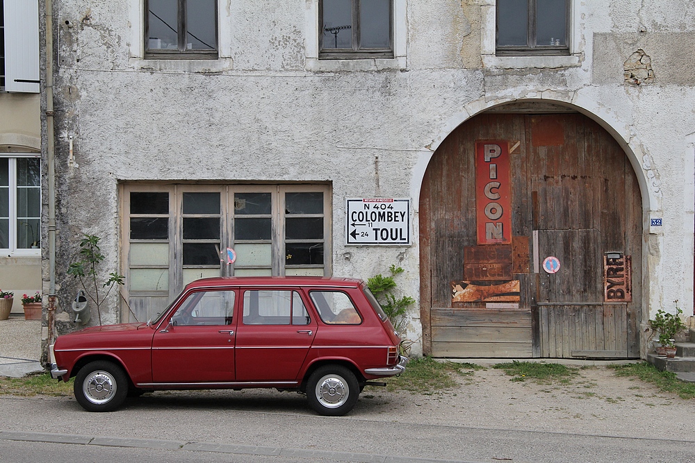 Simca am Originalschauplatz