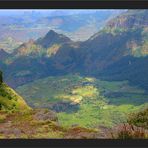 Simien Blick hinunter