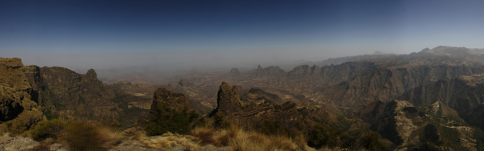 Simien Mountains National Park Panorama