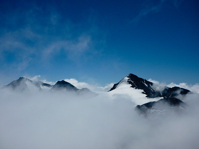 similaun und wolken