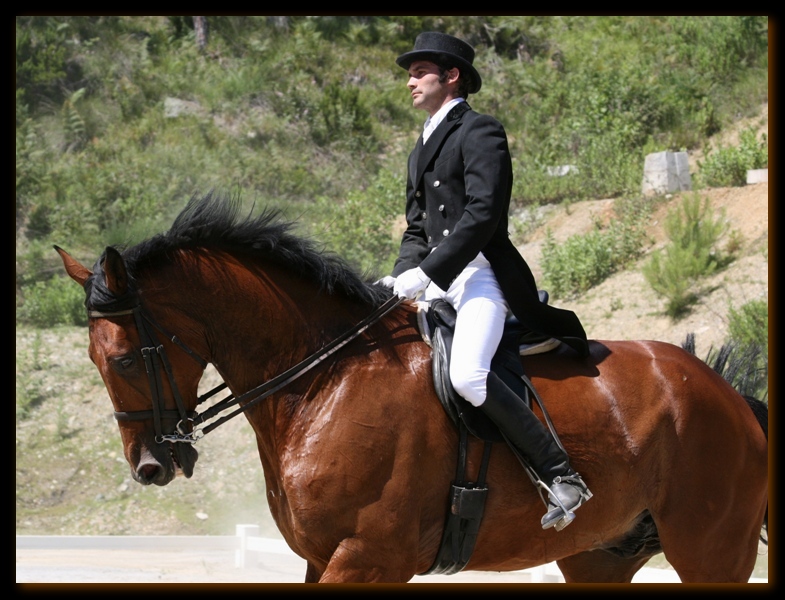 Simone e Charlie in dressage