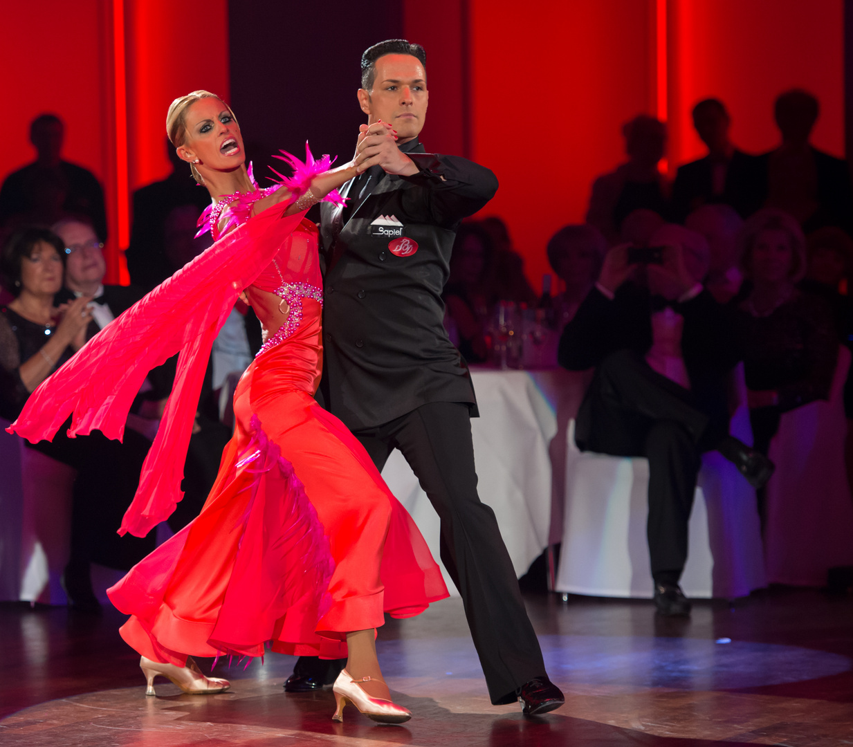 Simone Segtori & Anette Sudol (Weltmeister im Standardtanz 2014) beim Tango