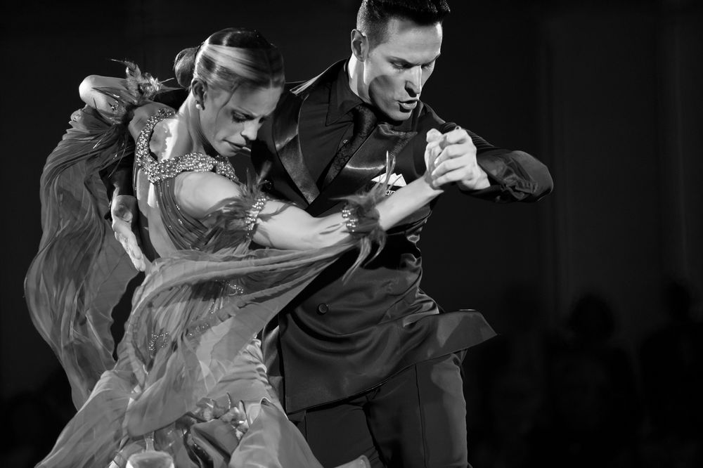 Simone Segtori & Anette Sudol (Weltmeister im Standardtanz 2014) beim Tango