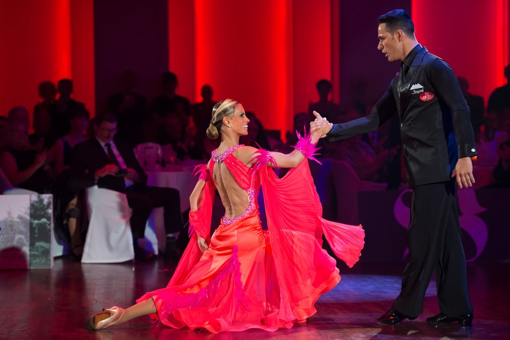 Simone Segtori & Anette Sudol (Weltmeister im Standardtanz 2014) beim Tango