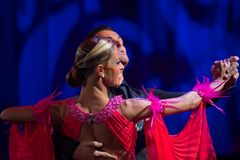 Simone Segtori & Anette Sudol (Weltmeister im Standardtanz 2014) beim Tango