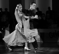 Simone Segtori & Anette Sudol (Weltmeister im Standardtanz 2014) beim Tango