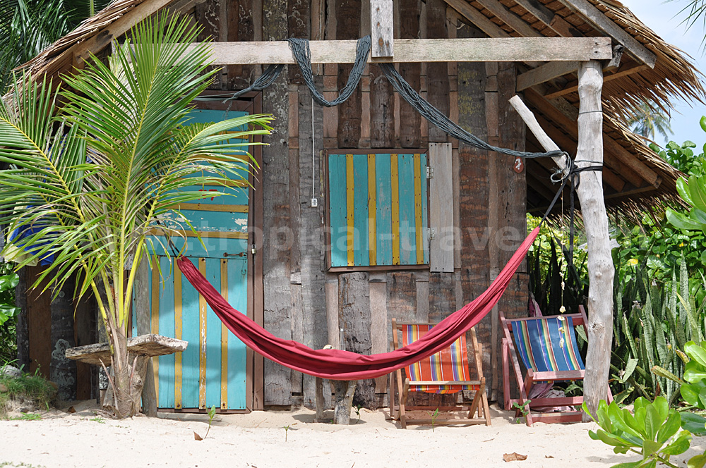 Simple beach life in Thailand