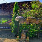 Simple warung beside the highway