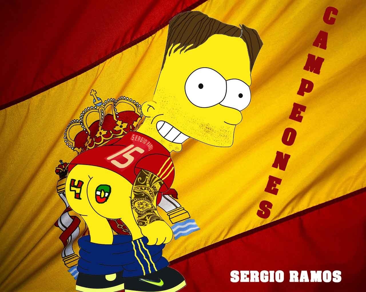 simpson sergio ramos