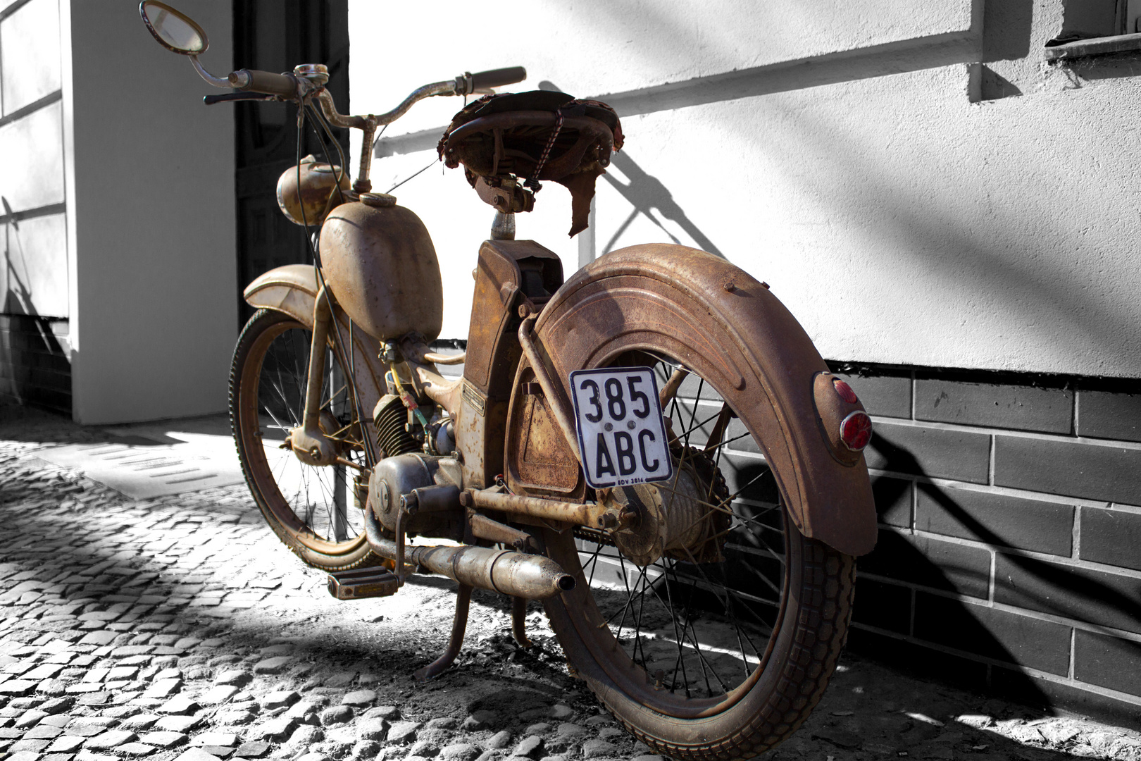 Simson SR2 - rusted in the rain