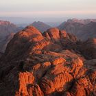 Sinai-Gebiet kurz nach Sonnenaufgang