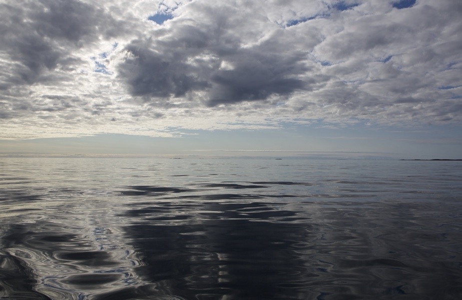 Sinfonie in blau-grau - Stille auf See