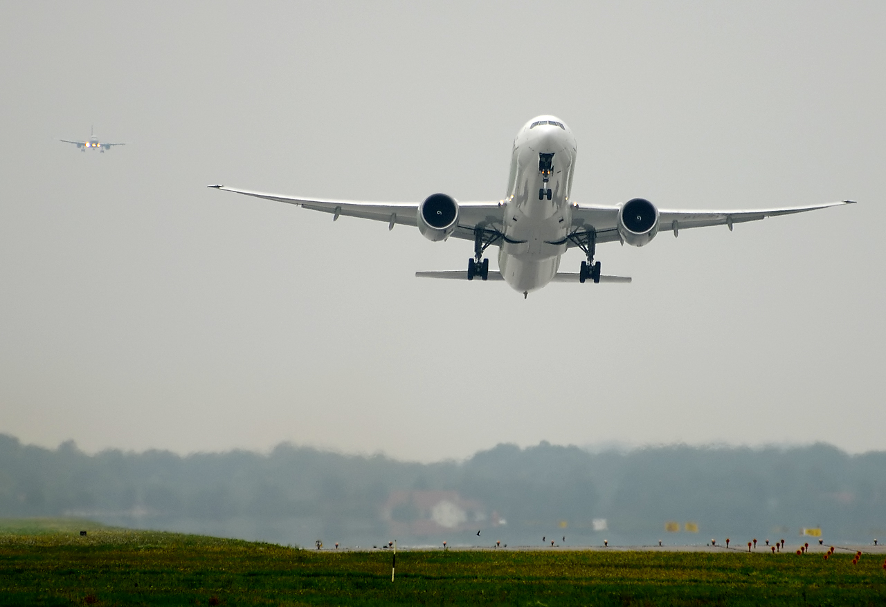 Singapor Boeing 777 startet