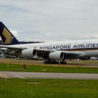 Singapore A380 beim take-off