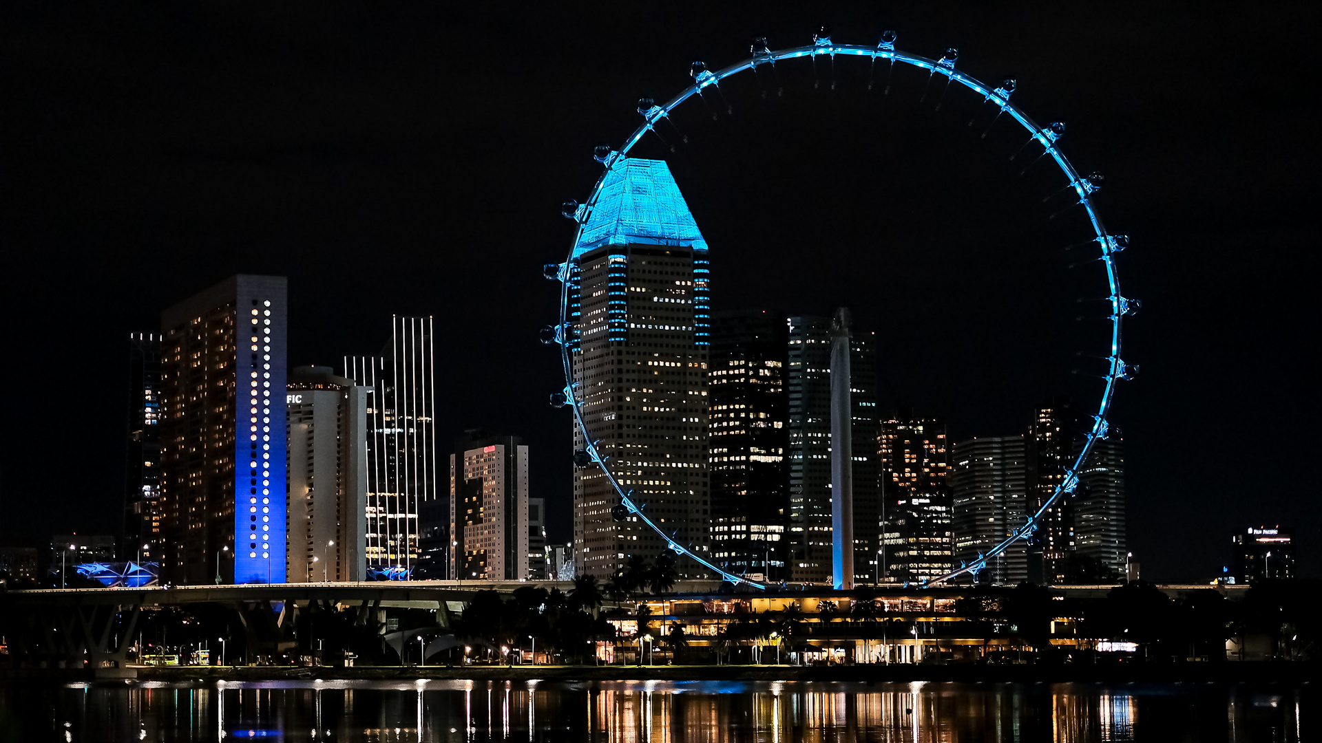 Singapore at night