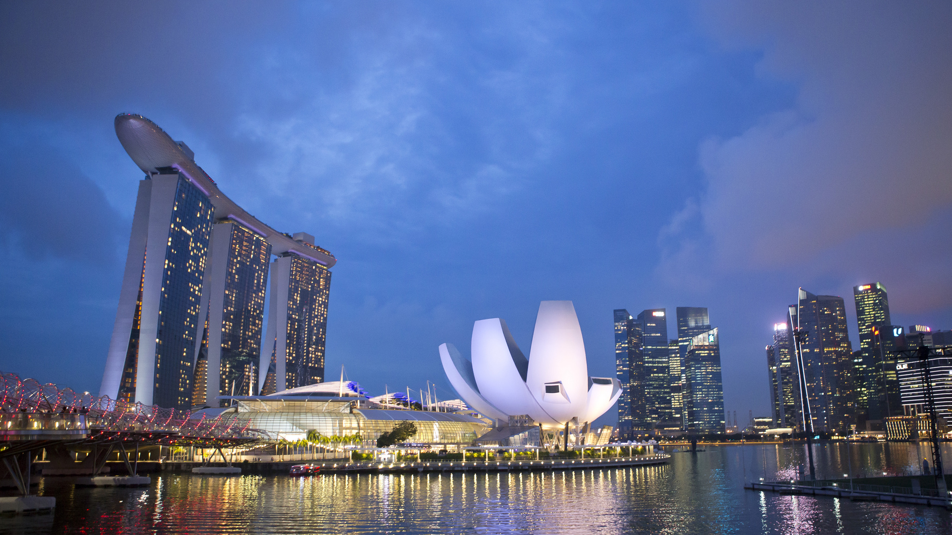 Singapore at night