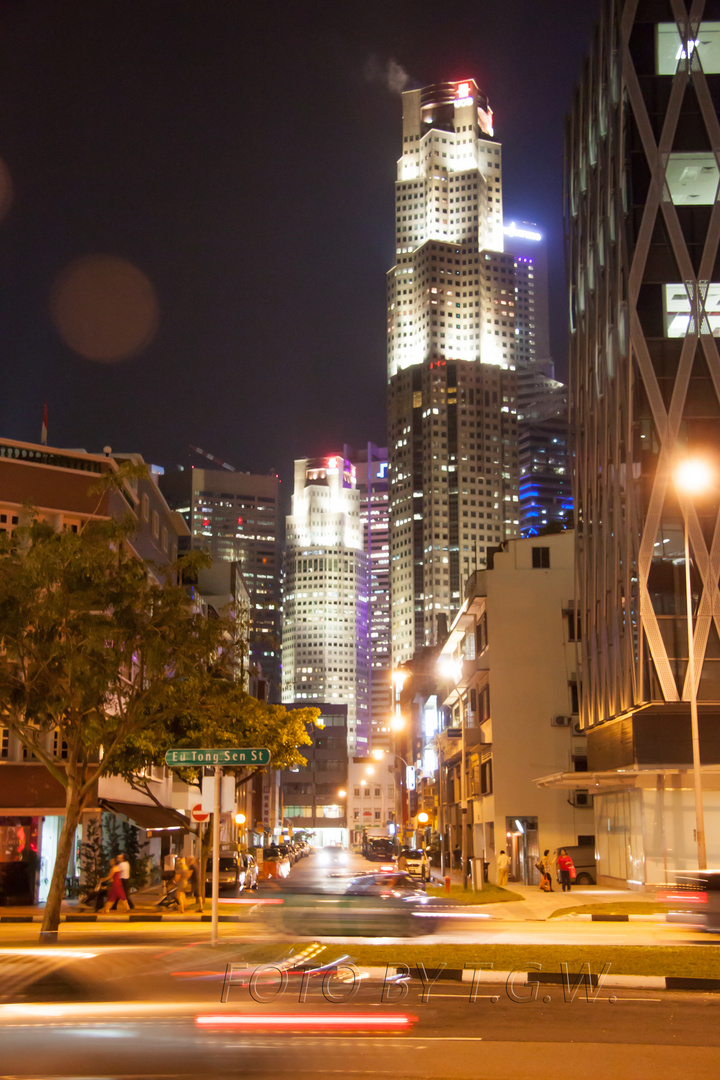 Singapore bei Nacht