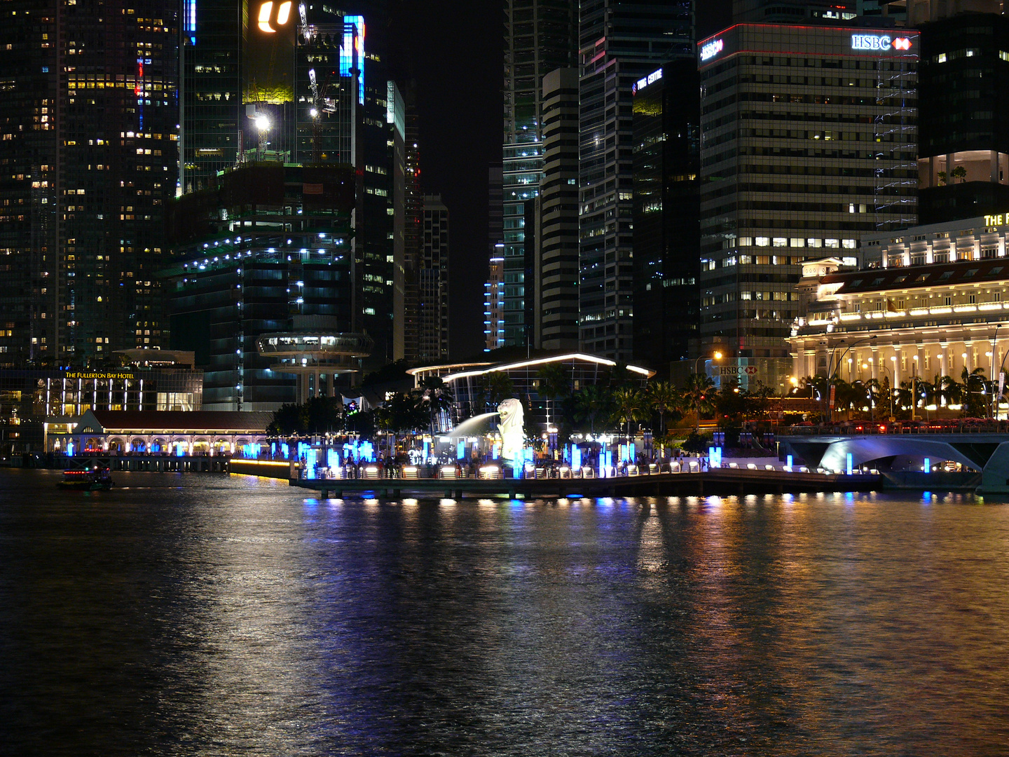 Singapore bei Nacht