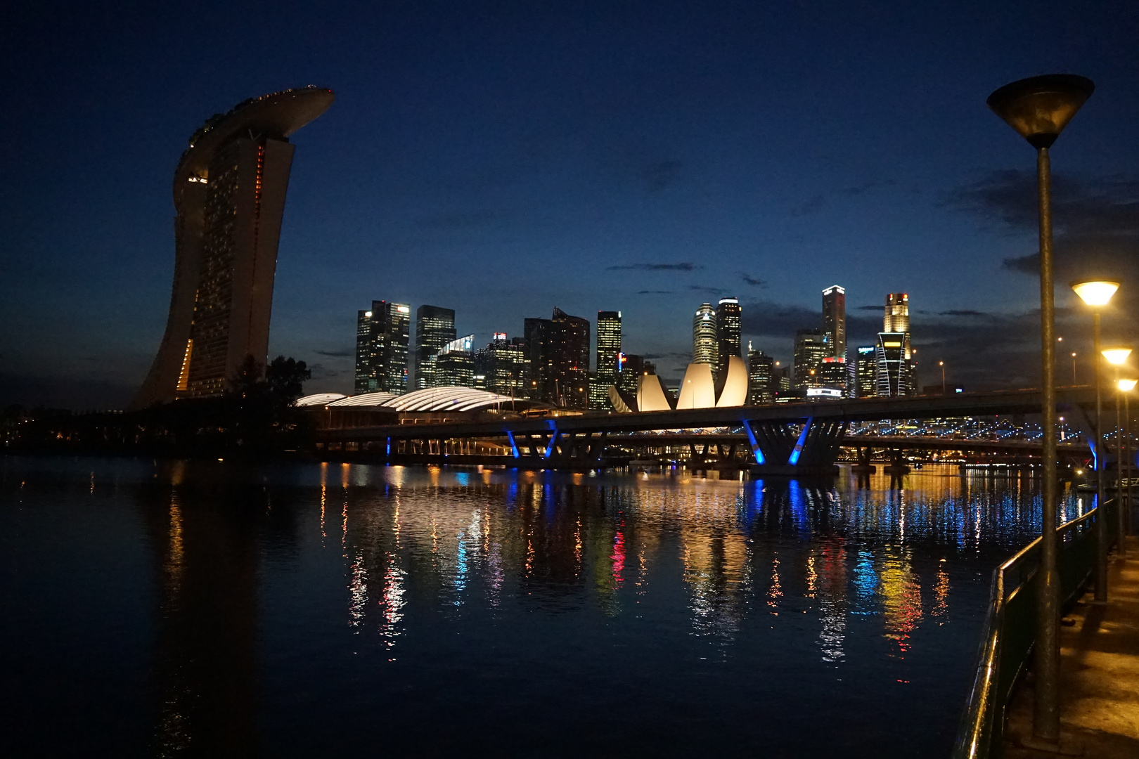 Singapore bei Nacht