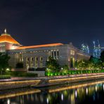 Singapore Boat Quay by night