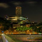 Singapore Boat Quay by night III - Das UFO