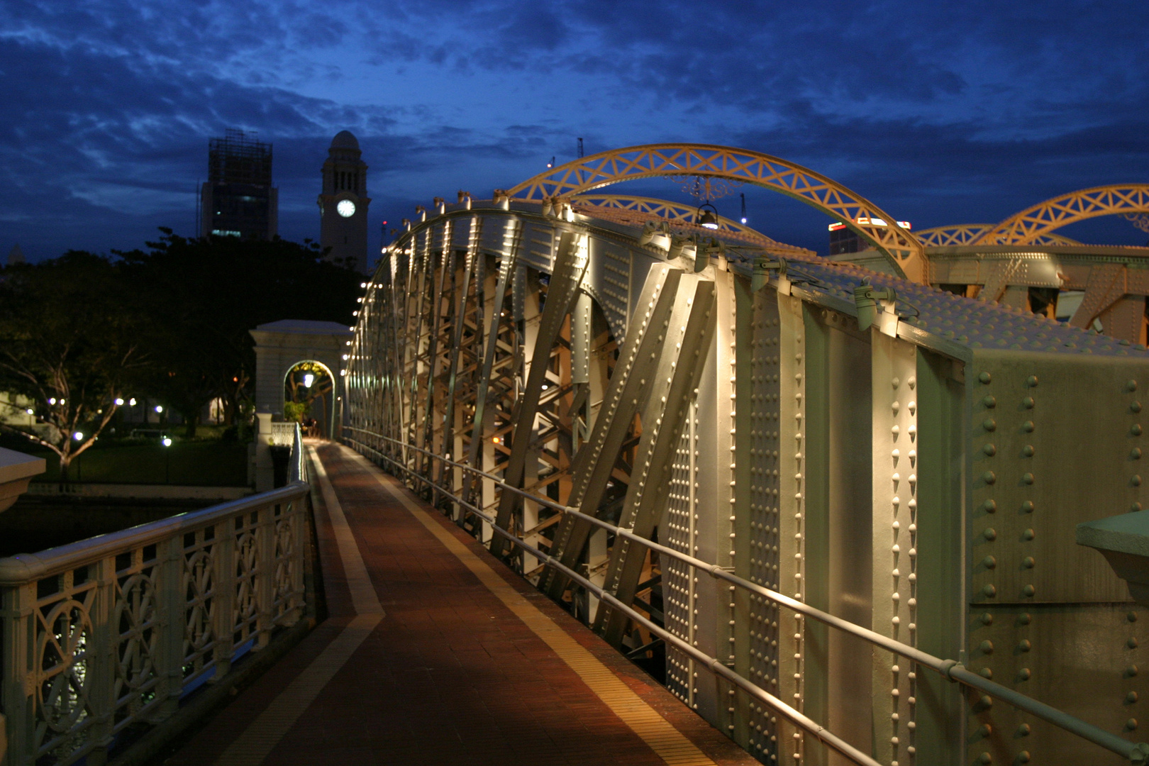 Singapore Bridge at Night