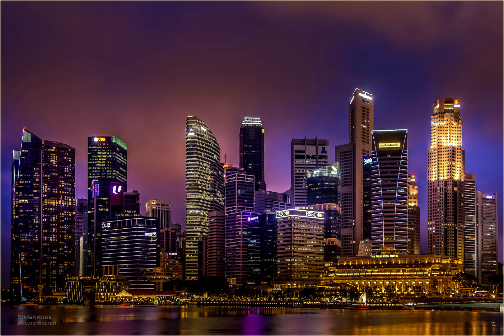 Singapore by night