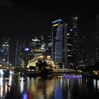 Singapore Esplanade night view